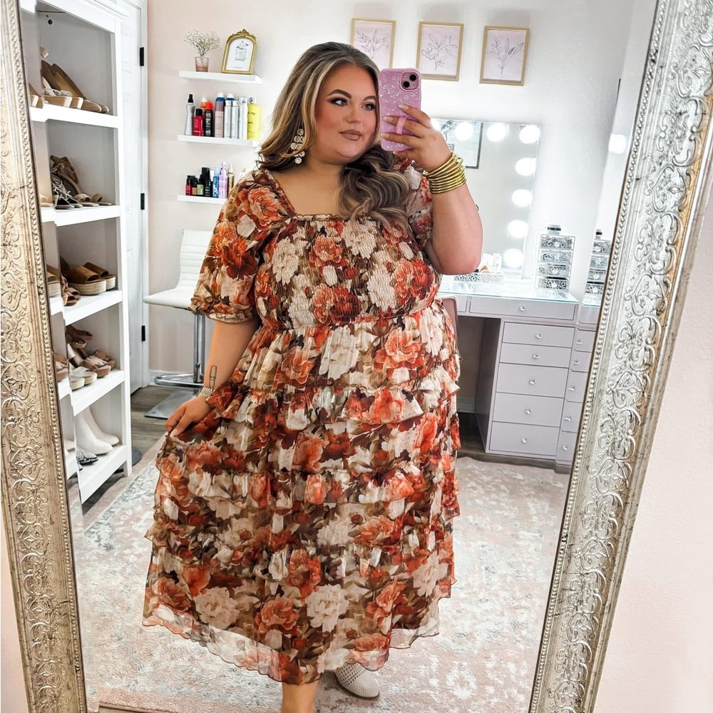 Floral Print Maxi Dress